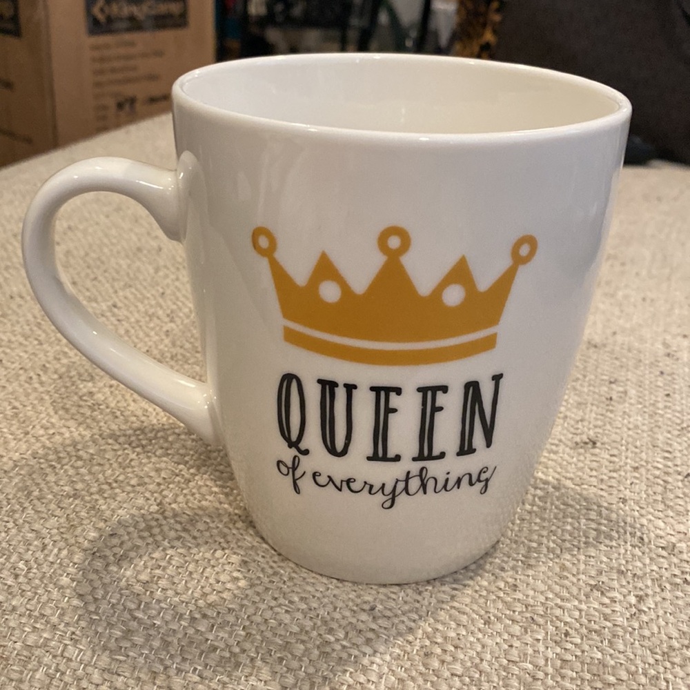 Large “Queen of Everything “, 28 oz. Double sided Mug.